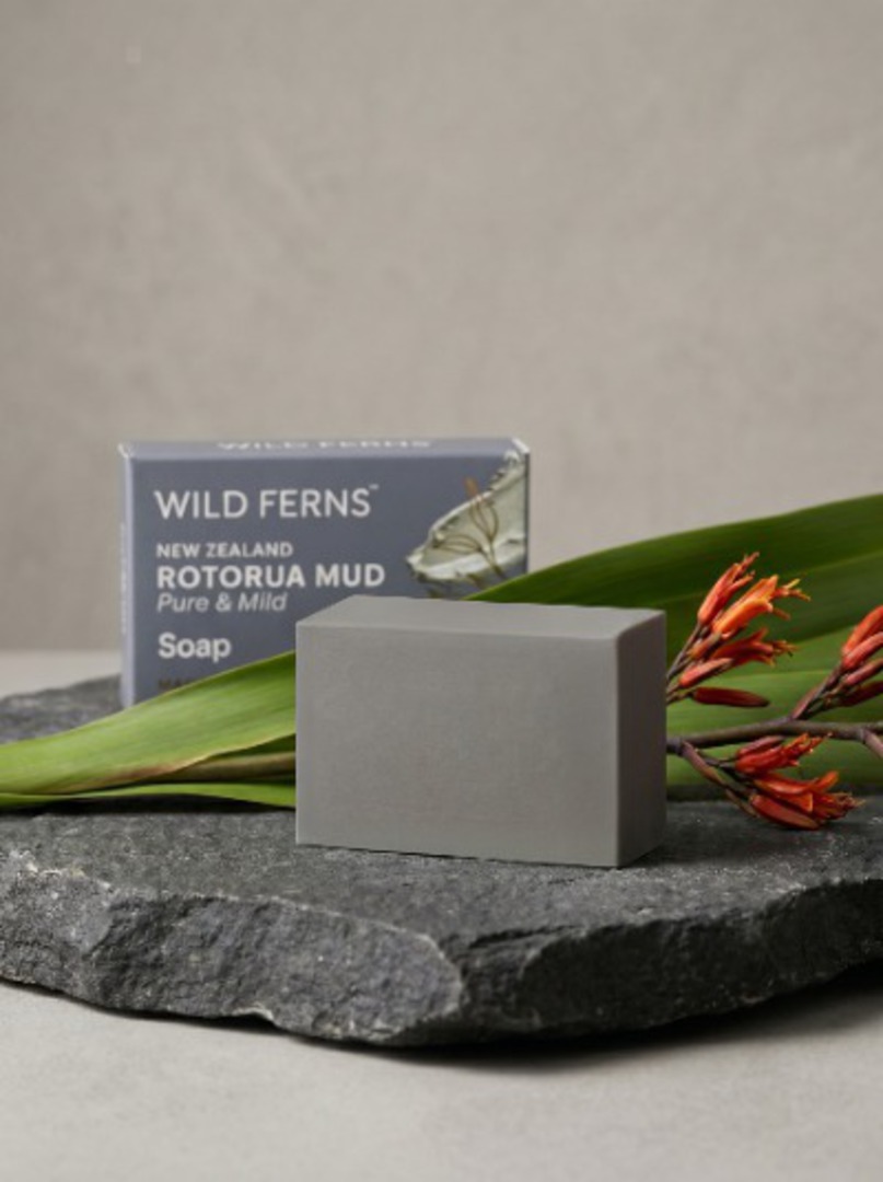 Wild Ferns Rotorua Mud Guest Soap 40g image 0